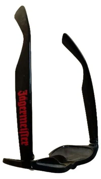 Jägermeister Sonnenbrille Retro Wayfarer Schwarz Casual Unisex