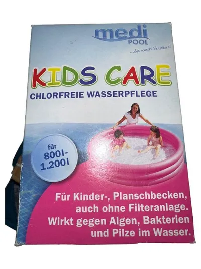 medi Pool Kids Care Chlorfreie Wasserpflege für Kinder Planschbecken