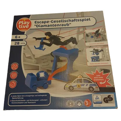 Playtive Escape-Gesellschaftsspiel Diamantenraub Geschicklichkeitsspiel Kinder