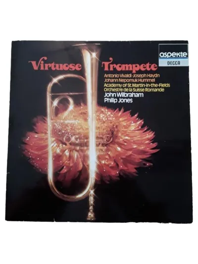 Virtuose Trompete Vivaldi Haydn Hummel Wilbraham Jones Vinyl LP Decca