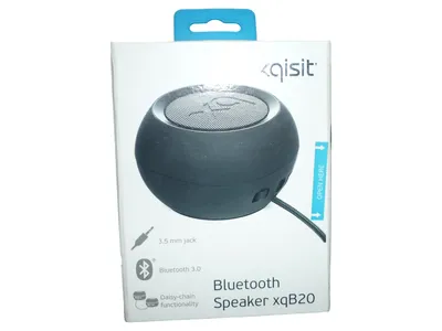 XQISIT xqB20 Bluetooth Lautsprecher Tragbarer Speaker Schwarz