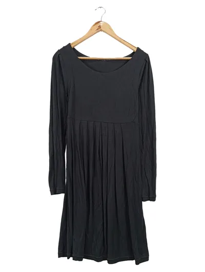 FALKE Damen Freizeitkleid Gr. 38;M Schwarz Casual Viskose Langarm