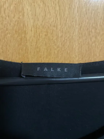 FALKE Damen Freizeitkleid Gr. 38;M Schwarz Casual Viskose Langarm