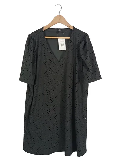 Vero Moda Tunika Kleid Lochmuster Grün Gr. XL Freizeitkleid Damen