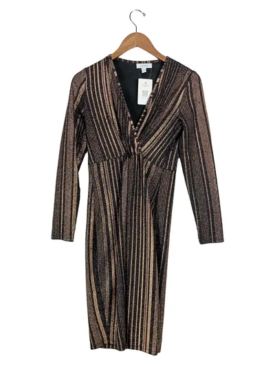 Blue Vanilla Damen Festliches Kleid Gestreift 38/M Elegant Party