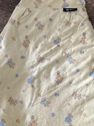 Alvi Baby Schlafsack Gr. 74 Gelb mit Bären Tiermotiv