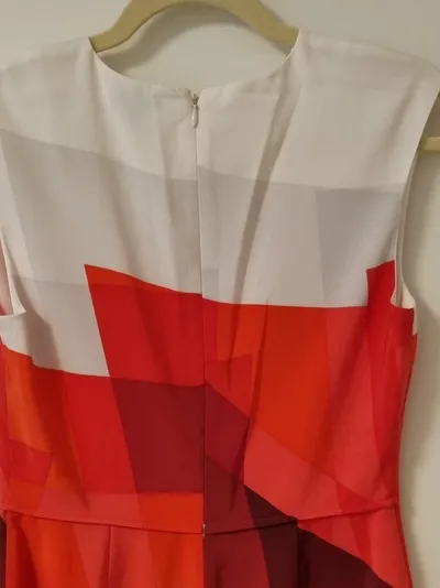 Vince Camuto Damen Cocktailkleid Gr. 38;M Mehrfarbig Modern