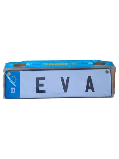 Out of the blue Blechschild Kennzeichen EVA Retro Mehrfarbig D-Schild