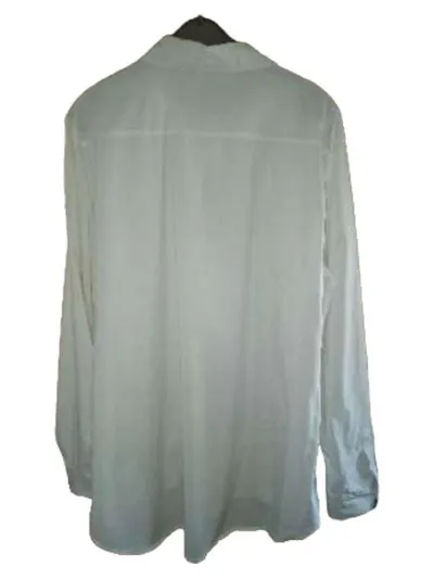 Cartoon Damen Hemdbluse Weiß Gr. 44 Langarm Klassisch Baumwolle