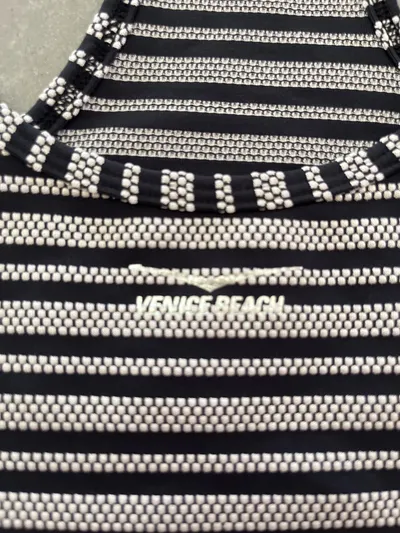 Venice Beach Damen Tanktop Gestreift Gr. 34/XS Sport Shirt Mehrfarbig