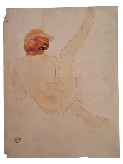 Auguste Rodin Erotische Aquarelle Kunstband Schirmer/Mosel Aktzeichnungen