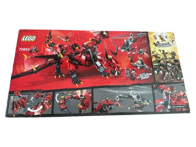 LEGO Ninjago Masters of Spinjitzu 70653 Bauset Drache Mehrfarbig 10-99 Jahre