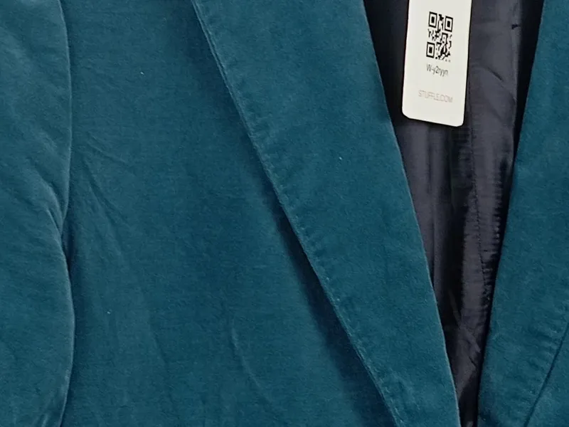 Comptoir des Cotonniers Damen Blazer Gr. 38 Petrol Business Baumwolle 4