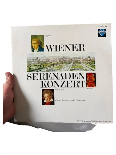 Wiener Serenaden Konzert Haydn Beethoven Mozart Vinyl LP Saphir