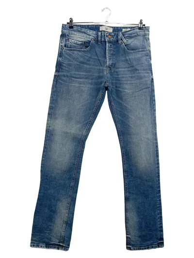 America Today Herren Jeans Slim Fit Hose W32 Blau Casual Denim