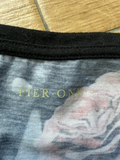 Pier One Herren T-Shirt Blumenmuster Gr. 40