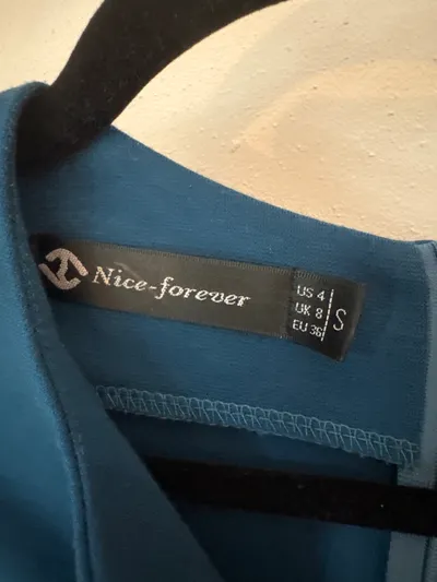 Nice-Forever Etuikleid Damen Gr. 36/S Petrol Business Kleid