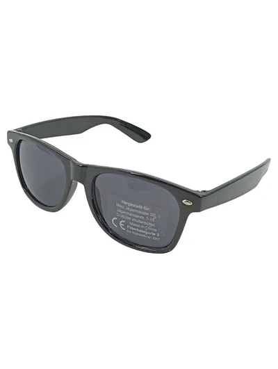 Jägermeister Sonnenbrille Herren Klassisch Retro Schwarz Kunststoff