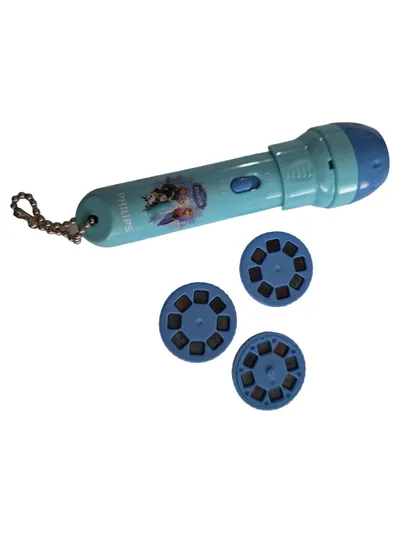Philips Projektor Taschenlampe Kinder Frozen Eiskönigin Bilder Licht Türkis