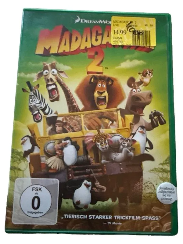 Madagascar 2 DVD DreamWorks Animationsfilm Kinder Familie 1