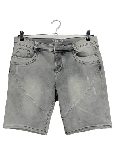Sublevel Damen Jeans Shorts Grau Gr. L Casual