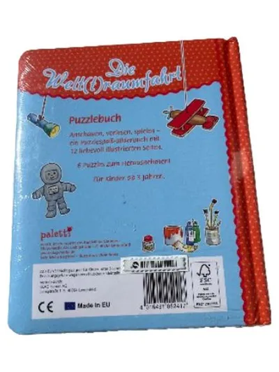 Paletti Die Welt(t)raumfahrt Puzzlebuch Lernspiel Kinder ab 3 Jahre Weltall