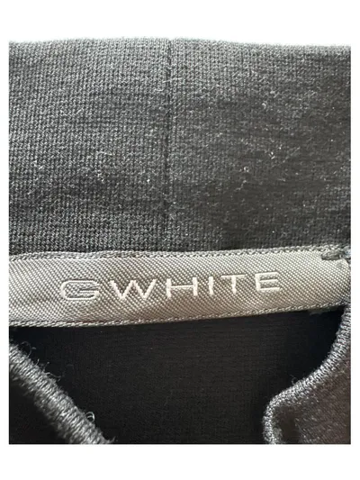 GWHITE Damen Wickelrock Gr. 44 Schwarz Asymmetrisch Elegant