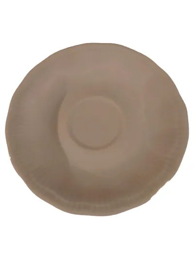 Walbrzych Untertasse Porzellan Klassisch Uni Weiß 14,5 cm Made in Poland