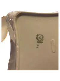 Bavaria Porzellan Dekoschale Weiß mit Goldrand Klassisch 19cm 2