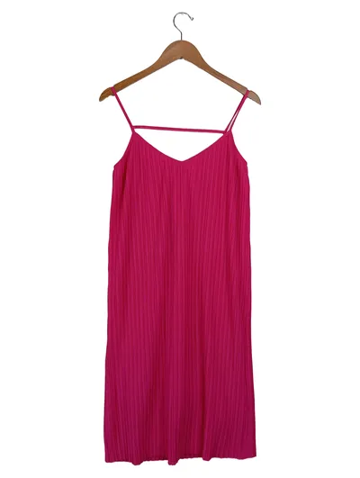 Find. Damen Freizeitkleid Pink Gr. S Feminin Plissee