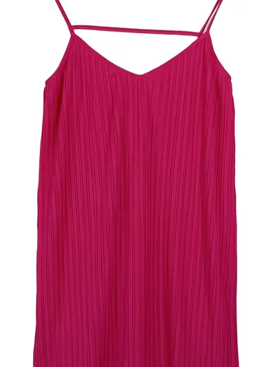 Find. Damen Freizeitkleid Pink Gr. S Feminin Plissee