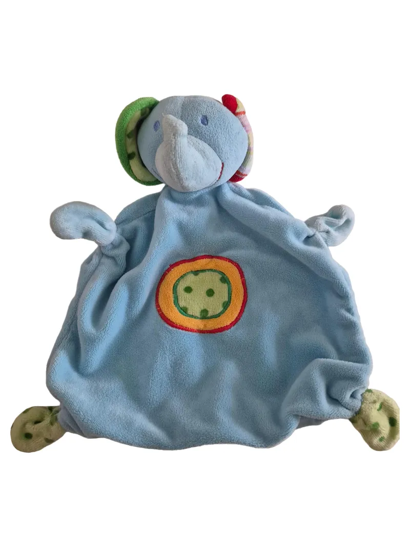 Beauty Baby Elefant Schmusetuch Kuscheltuch Baby Mehrfarbig Plüschtier 1