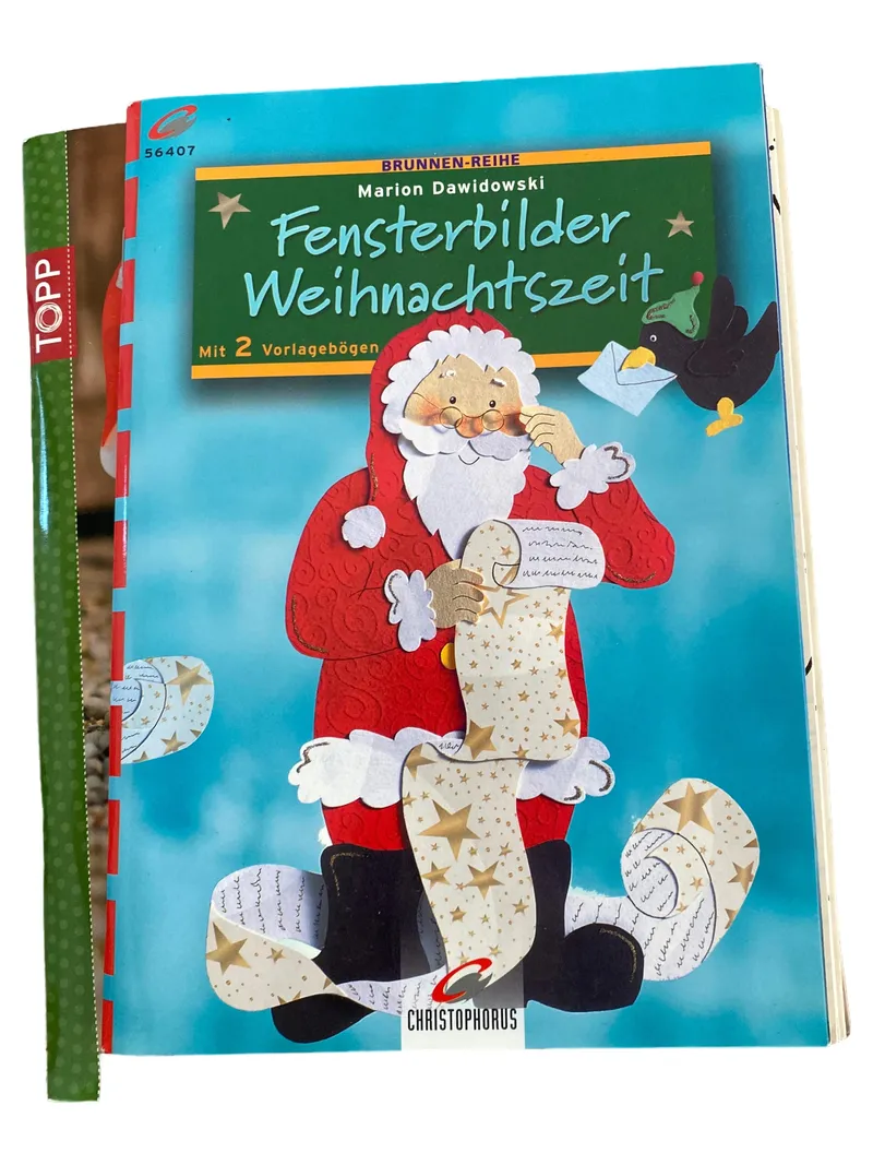 Christophorus Verlag Fensterbilder Weihnachtszeit Bastelbuch Vorlagen 1