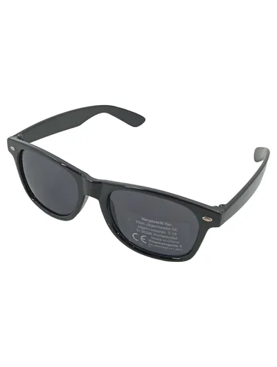 Jägermeister Sonnenbrille Retro Casual Schwarz Unisex Wayfarer-Stil