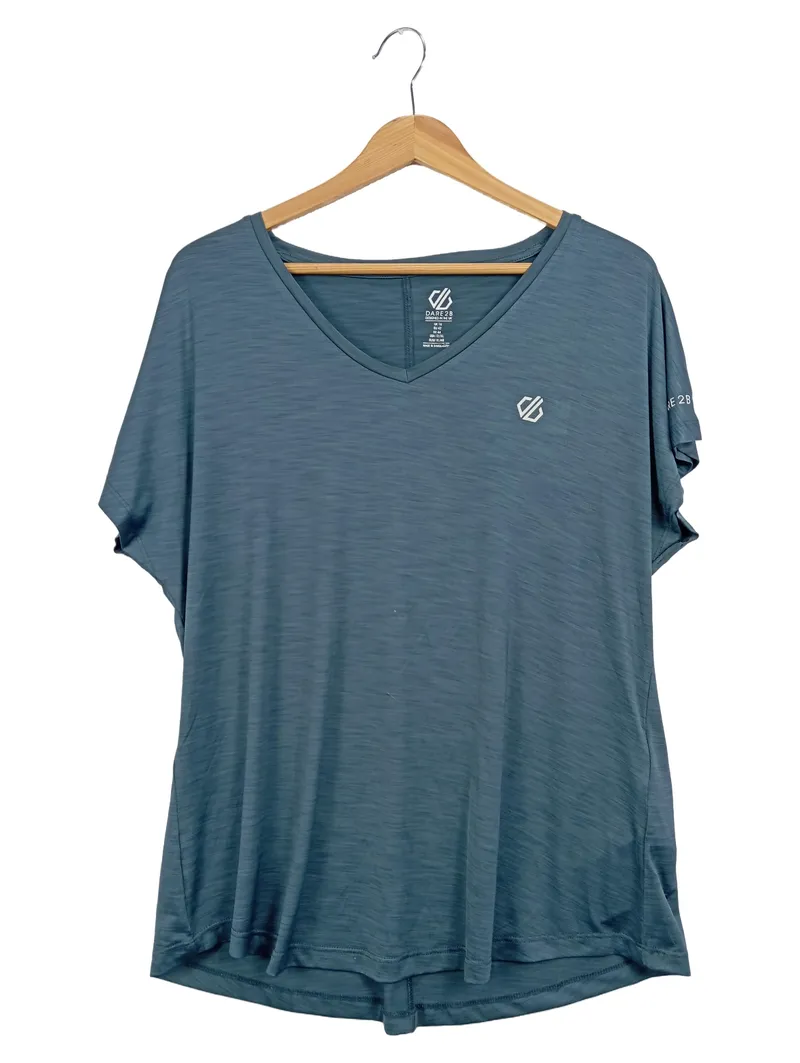 Dare 2b Damen Sport Shirt Gr. 42 Blau Funktionsshirt Sportlich 1