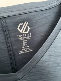Dare 2b Damen Sport Shirt Gr. 42 Blau Funktionsshirt Sportlich 5