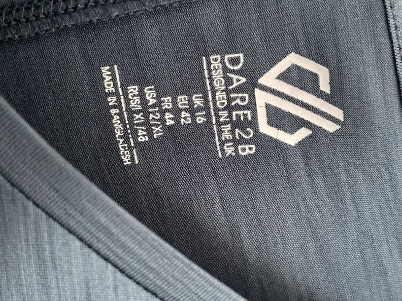 Dare 2b Damen Sport Shirt Gr. 42 Blau Funktionsshirt Sportlich 6