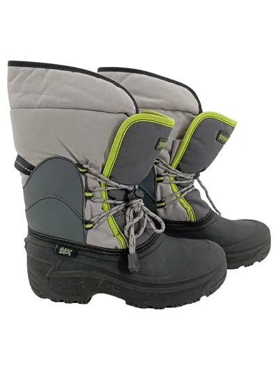 Skechers Schneestiefel Kinder Gr. 36 Grau Grün Winterstiefel NEU