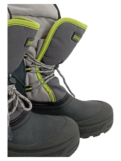 Skechers Schneestiefel Kinder Gr. 36 Grau Grün Winterstiefel NEU