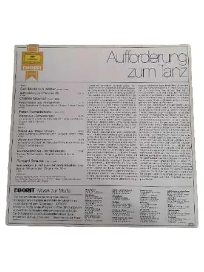 Deutsche Grammophon Vinyl Walzer Oper Ballett Weber Gounod Tschaikowsky Strauss
