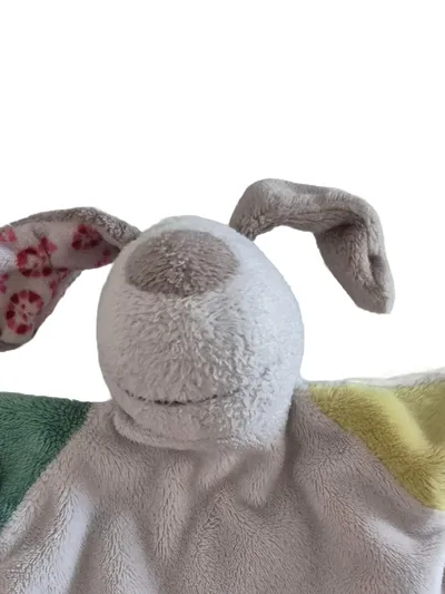 NICI Schmusetuch Hund Mum+Dad=Me Mehrfarbig Baby Kuscheltuch