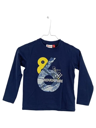 LEGO Wear Jungen Langarmshirt Adventure Ski Gr. 110 Blau
