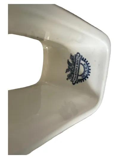 Villeroy & Boch Serviettenring Klassisch Mehrfarbig Porzellan Blumenmuster