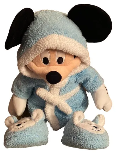 Disneyland Paris Mickey Maus Kuscheltier Plüschtier Blau Charmant