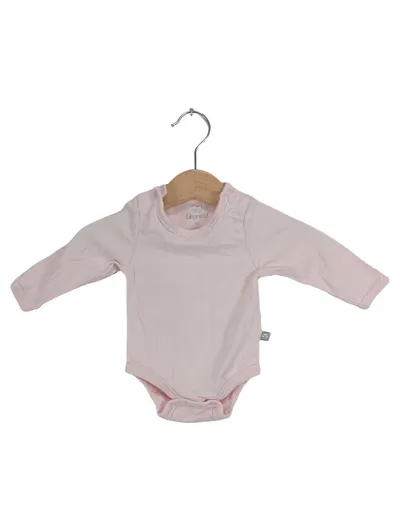 Liegelind Baby Body Mädchen Langarm Rosa Gr. 56 Baumwolle