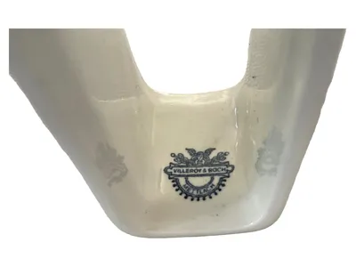 Villeroy & Boch Serviettenring Weiß Porzellan Klassisch Blumenmuster