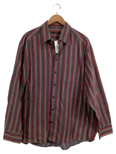 Cotton Island Herren Freizeithemd gestreift Mehrfarbig XXL