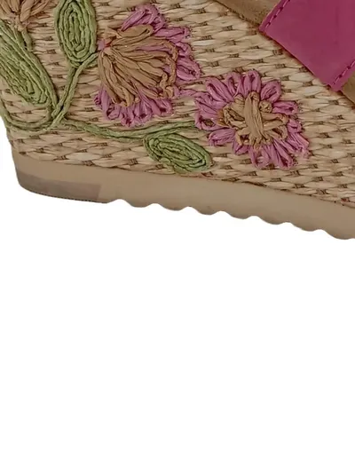 Gabor Sandaletten Damen Gr. 37 Rosa Keilabsatz Feminin Elegant