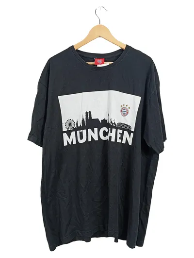 FC Bayern München Herren T-Shirt Schwarz Gr. 56/3XL Sportlich Grafisch
