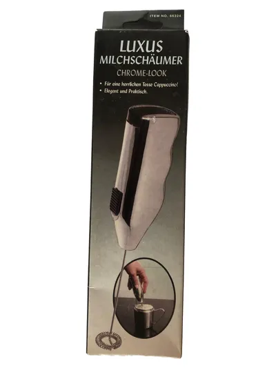 Élégance 66324 Elektromilchaufschäumer Silber Handaufschäumer Cappuccino
